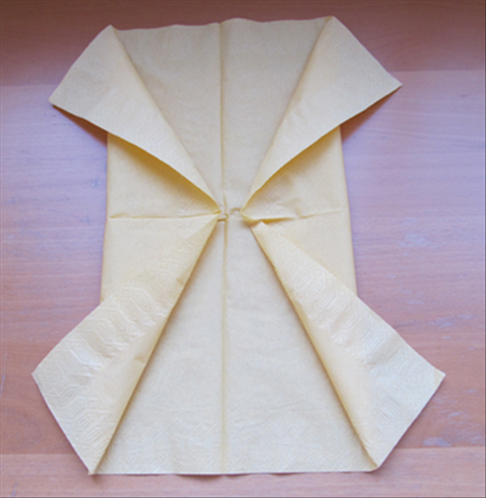 How to Make a Candle Fan Napkin Fold