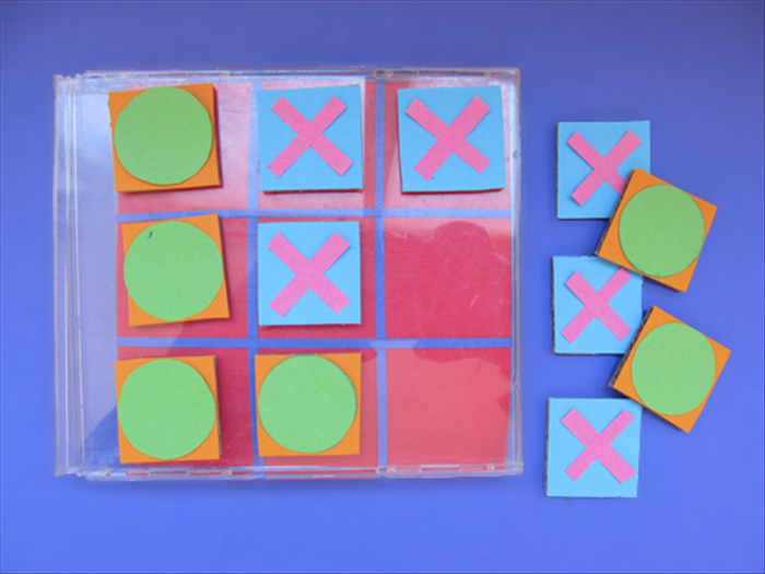 How to make a Tic-tac-toe game in a CD case
