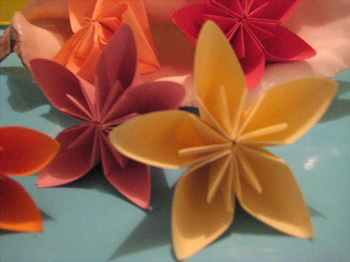 How to Fold an Origami Kusudama Flower