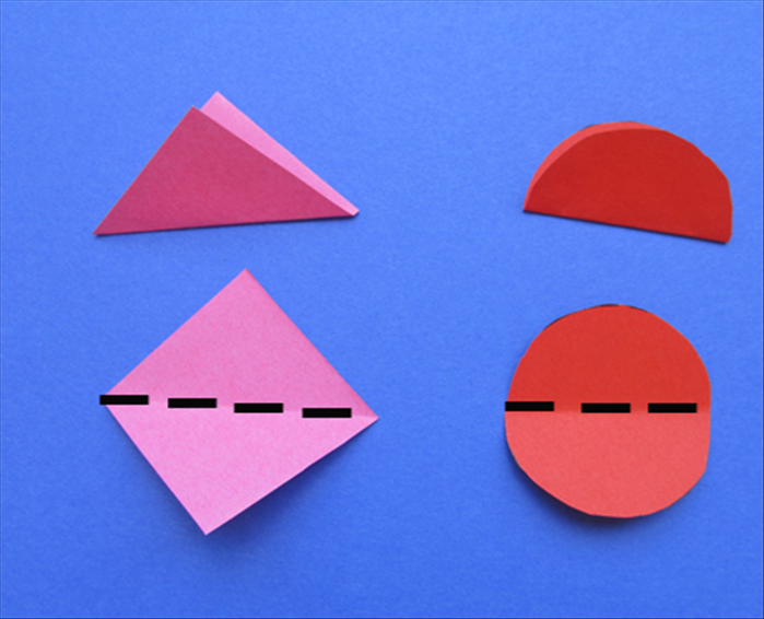 How to Make a 3D Paper Garland from Circles and Squares