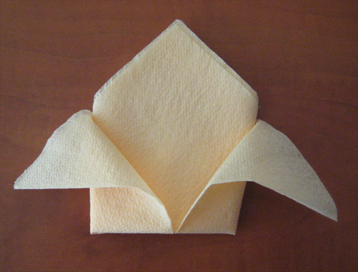 How to fold the crown napkin fold