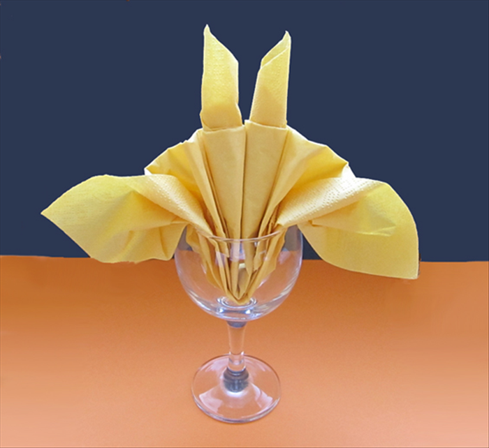 How to Make a Candle Fan Napkin Fold