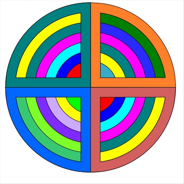 How to make a Frank Stella protractor type picture with Inkscape