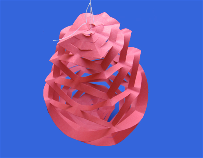 How to make a great hanging ornament from paper 
