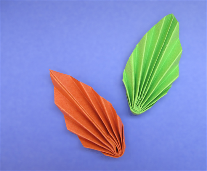How to make paper leaves
