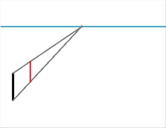 How to Divide Equal Distances in One-Point Perspective