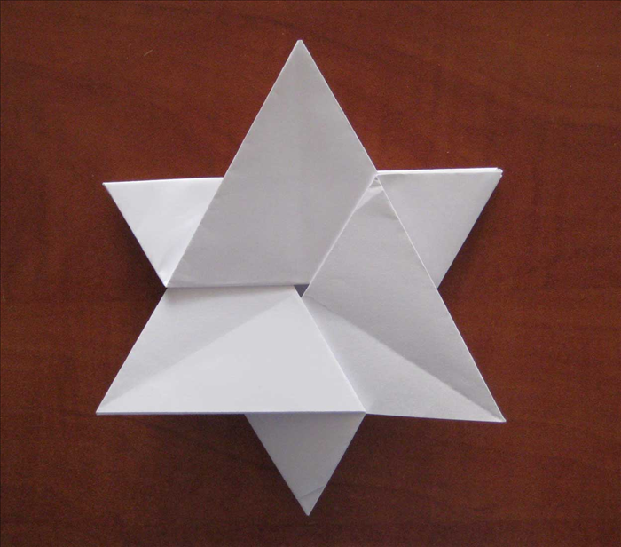 How to Fold a Six-Pointed Star from A4 Paper (No Cutting)