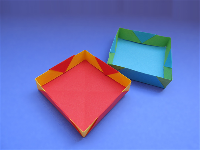 How to make a paper tray 