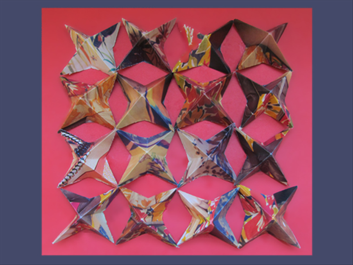 How to make a 3D picture with origami