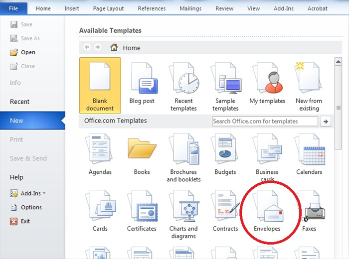 How to Print Envelopes in Word: Mail Merge Names and Addresses